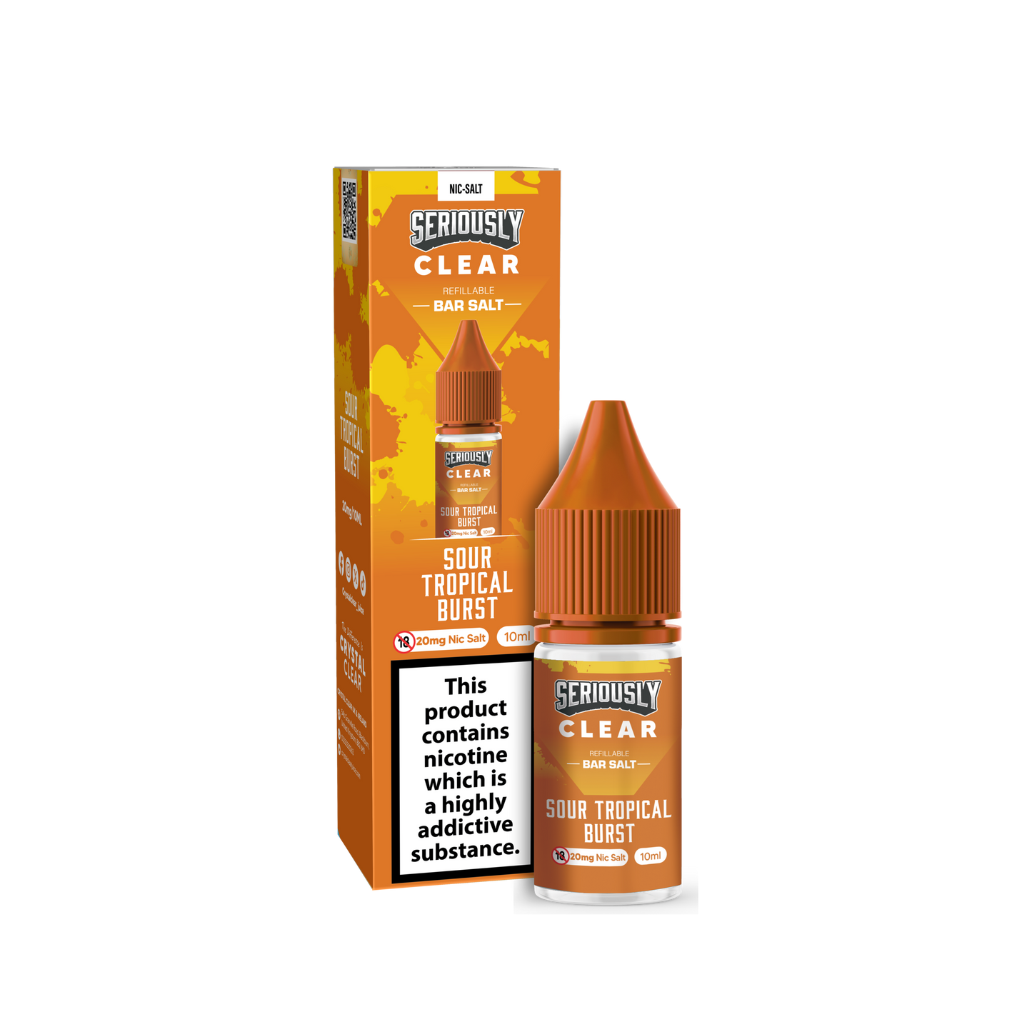 Seriously Clear 10ml Nic Salt (50VG/50PG) 10mg