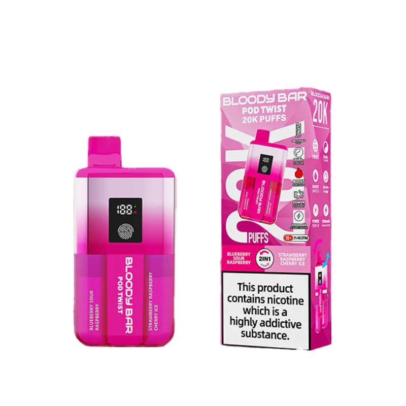 Bloody Bar 20k Twist Prefilled Pod Vape Kit - 20000 Puffs