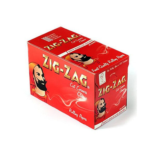 100 Zig-Zag Red Regular Size Rolling Papers - Online Vape Shop