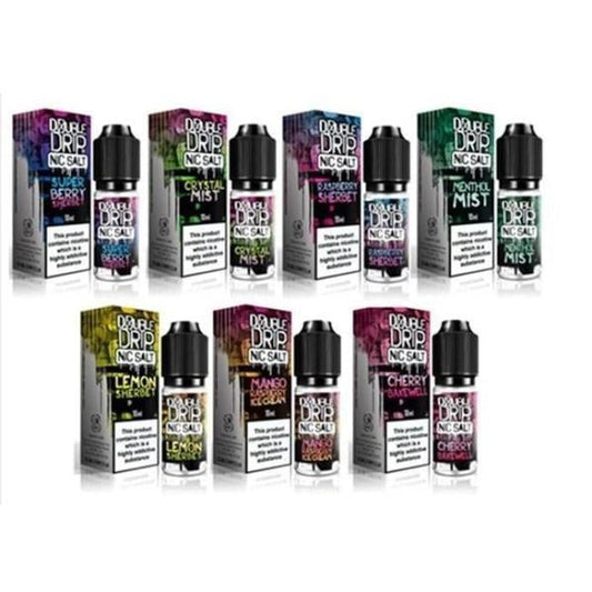 20MG Double Drip 10ML Flavoured Nic Salts E Liquid - Online Vape Shop