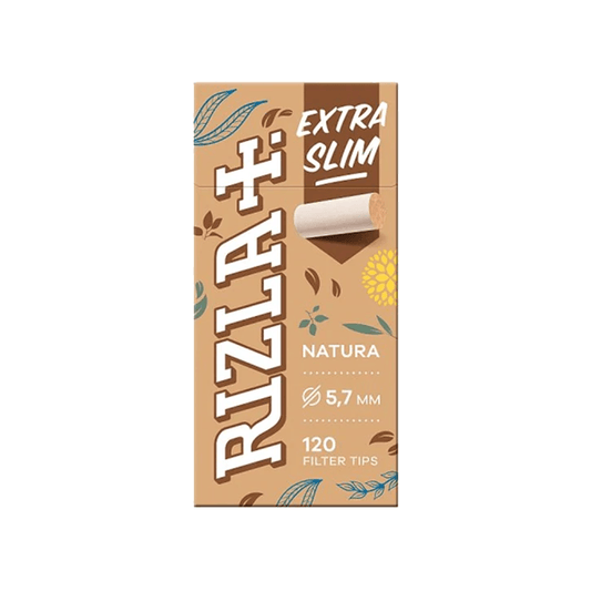 20 Pack 5.7mm Natura Rizla Extra Slim Filter Tips - Online Vape Shop