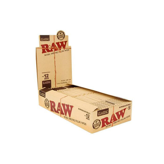 20 Raw Classic Supernatural 12 Inch Rolling Papers - Online Vape Shop