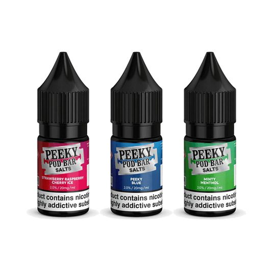 20mg Peeky Blenders Pod Bar 10ml Nic Salts (50VG/50PG) - Online Vape Shop