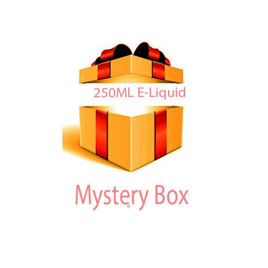 250ml E-liquid MYSTERY BOX + Nic Shots - Online Vape Shop