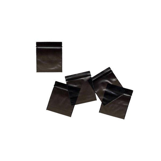 Zipper Branded 40mm x 40mm Black Bags - Online Vape Shop