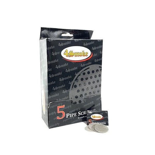 4Smoke Silver Pipe Screen 20mm - Online Vape Shop
