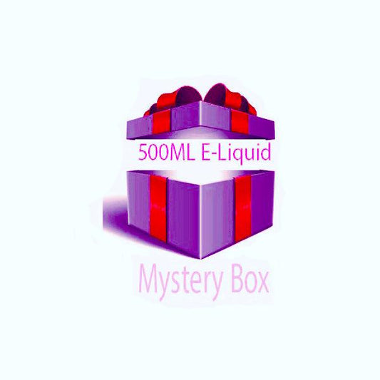 500ml E-liquid MYSTERY BOX + Nic Shots - Online Vape Shop