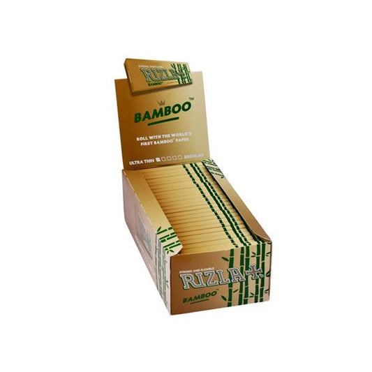 50 New Rizla Bamboo Ultra Thin Regular Rolling Papers - Online Vape Shop