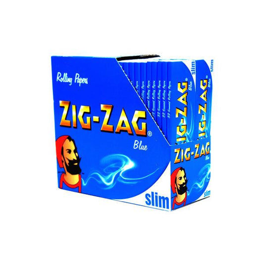 50 Zig-Zag Blue Slim King Size Rolling Papers - Online Vape Shop