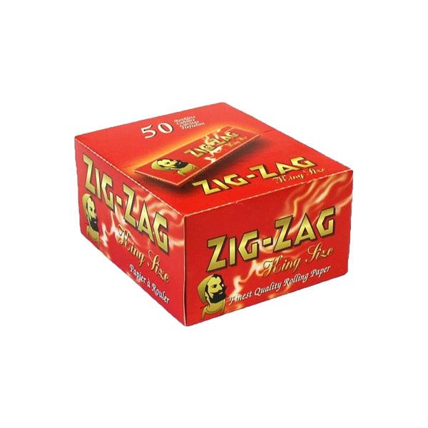 50 Zig-Zag Red King Size Rolling Papers - Online Vape Shop