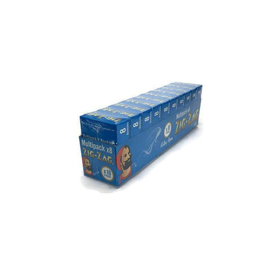8 Booklet Zig-Zag Blue Regular Rolling Papers - Pack of 10 - Online Vape Shop