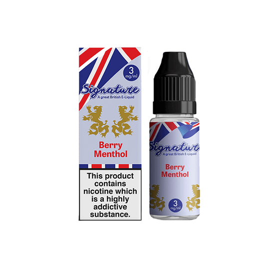 12mg Signature Vapours TPD 10ml E-Liquid (50VG/50PG) - Online Vape Shop