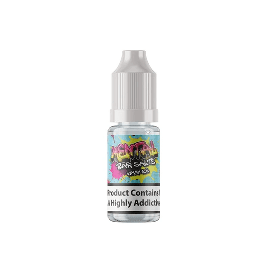 20mg Mental Bar Salts By Signature Vapours 10ml Nic Salt (50VG/50PG) (BUY 1 GET 1 FREE) - Online Vape Shop