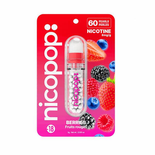 Nicopop 8mg Nicotine Pearls - 60 Pearls - Online Vape Shop