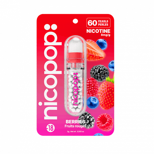 Nicopop 8mg Nicotine Pearls - 60 Pearls - Online Vape Shop