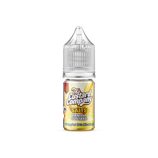 10mg The Custard Company Flavoured Nic Salt 10ml (50VG/50PG) - Online Vape Shop