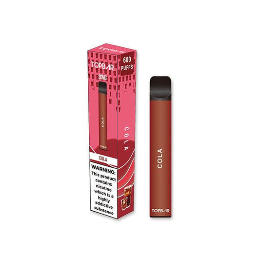 20mg Top Bar EE 600 Disposable Vape Device 600 Puffs - Online Vape Shop