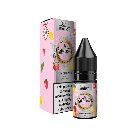 10mg Billionaire Juice Platinum Edition 10ml Nic Salts (50VG/50PG) - Online Vape Shop