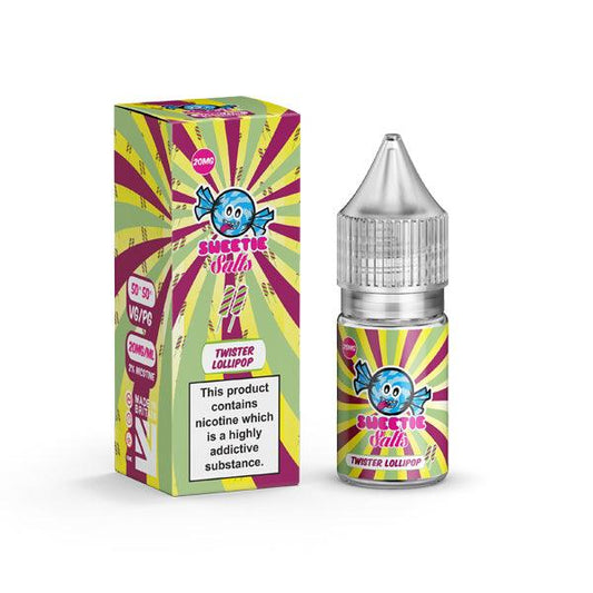 18mg Twister Lollipop By Liqua Vape 10ml Flavoured Nic Salts - Online Vape Shop