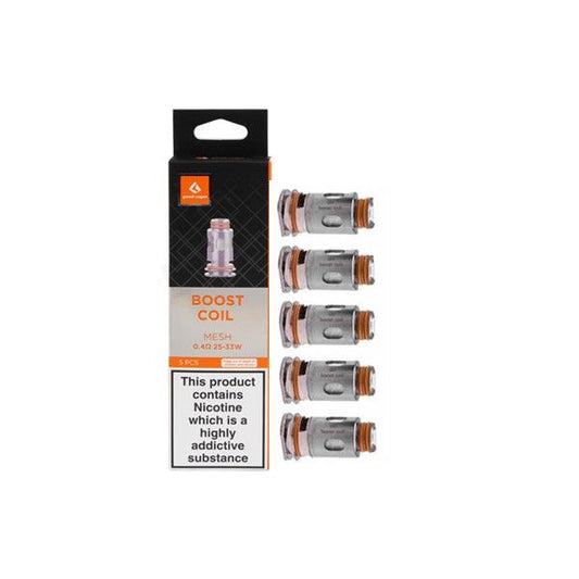 Geekvape Aegis Boost Replacement Coils 0.4Ω/0.6Ω/ 0.3OΩ/1.2Ω/0.2Ω - Online Vape Shop
