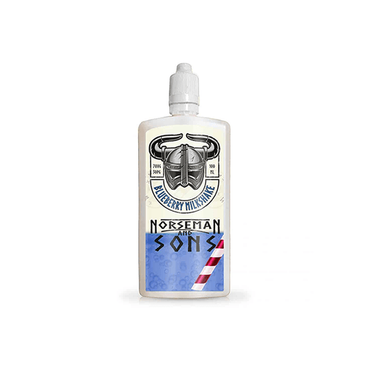 Norsemen 100ml Shortfill Flask Milkshakes 0mg (70VG/30PG) - Online Vape Shop