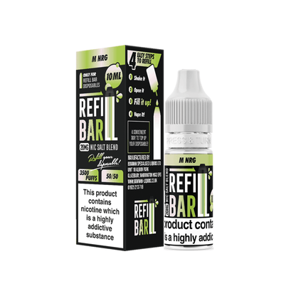 20mg Refill Bar Salts 10ml Nic Salts (50VG/50PG) - Online Vape Shop