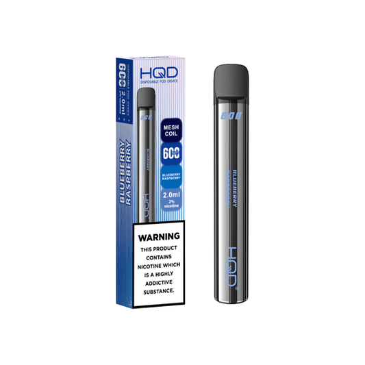 20mg HQD 600 Disposable Vape Device 600 Puffs - Online Vape Shop