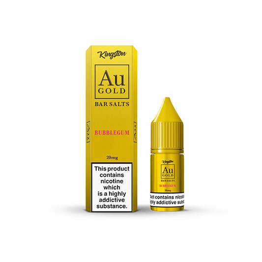 20mg AU Gold By Kingston Nic Salt 10ml (60VG/40PG) - Online Vape Shop