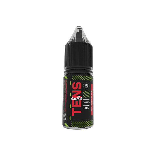 10mg Tens Salts 10ml Nic Salts (50VG/50PG) - (Full Box) Pack Of 10 - Online Vape Shop
