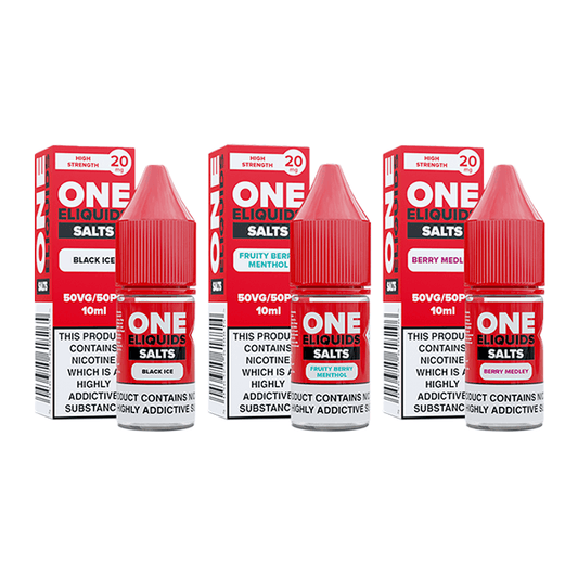 20mg One E-Liquids Flavoured Nic Salts 10ml (50VG/50PG) - Online Vape Shop