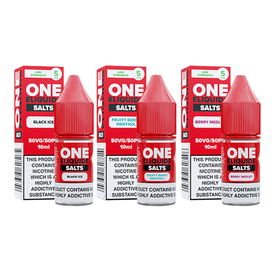 5mg One E-Liquids Flavoured Nic Salt 10ml (50VG/50PG) - Online Vape Shop