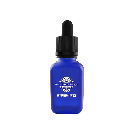 0mg Avant Garde E-liquid Superhero Range Range Glass Shortfill 30ml (Various VG/PG) - Online Vape Shop