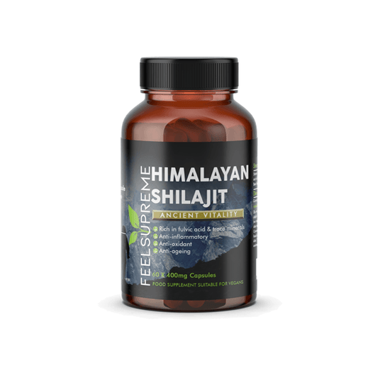 Feel Supreme 24000mg Himalayan Shilajit Capsules - 60 Caps - Online Vape Shop