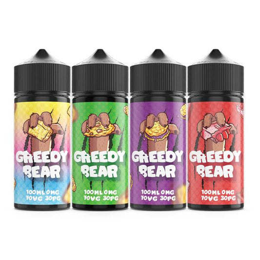 Greedy Bear 100ml Shortfill 0mg (70VG/30PG) - Online Vape Shop