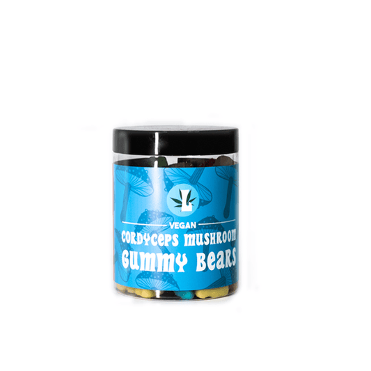 Loxa Cordyceps Vegan Mushroom Gummy Bears 8000mg - 400g Tub - Online Vape Shop