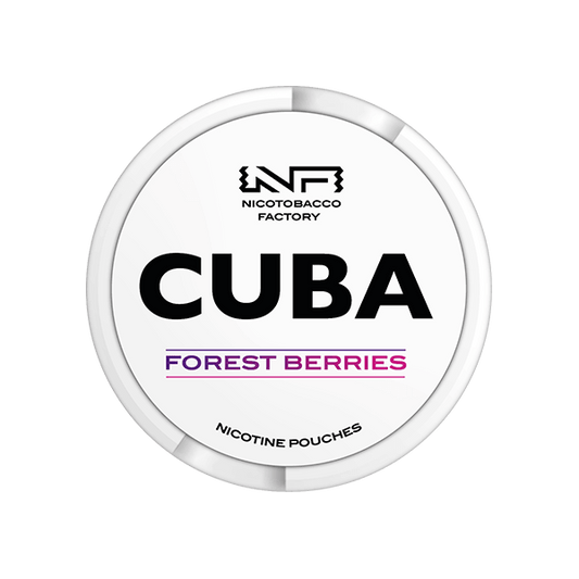 16mg CUBA White Nicotine Pouches - 25 Pouches - Online Vape Shop