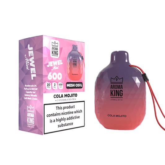 0mg Aroma King Jewel Mini Disposable Vape Device 600 Puffs - Online Vape Shop