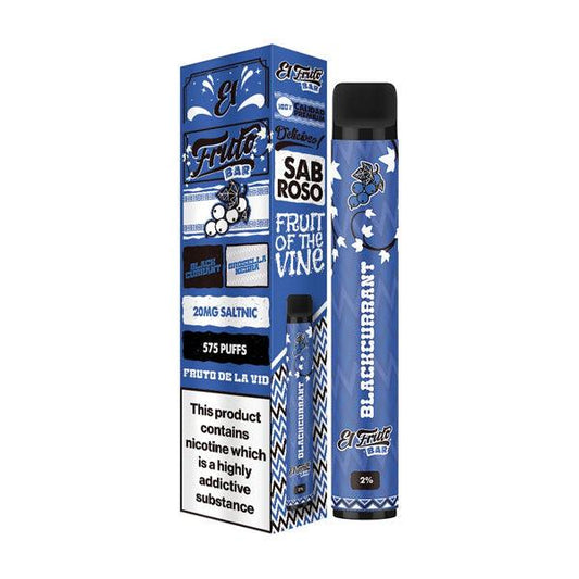 20mg El Fruto Bar Disposable Vape Device 575 Puffs - Online Vape Shop