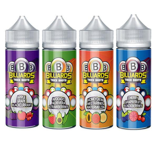 Billiards Trick Shots Range 100ml Shortfill 0mg (70VG/30PG) - Online Vape Shop