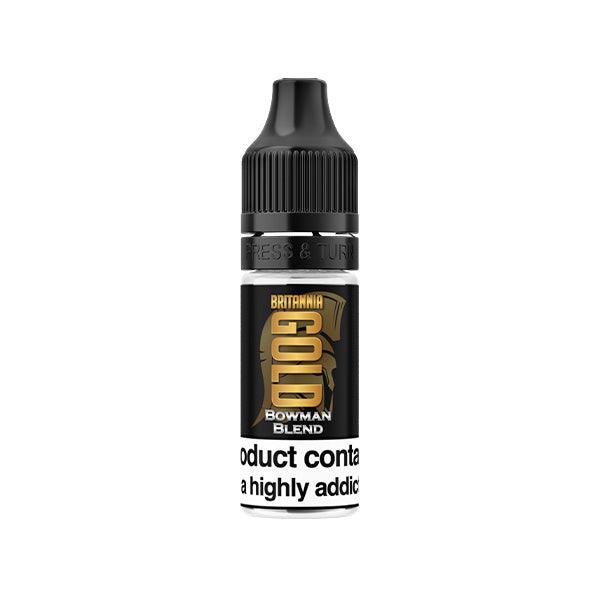 Britannia Gold 0mg 10ml E-Liquids (40VG/60PG) - Online Vape Shop