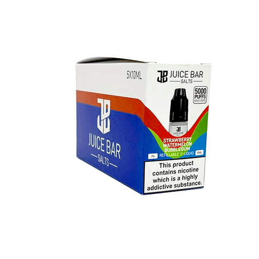 20mg Juice Bar Salts 10ml Nic Salts - Pack Of 5 (50VG/50PG) - Online Vape Shop