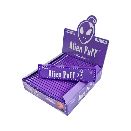 33 Alien Puff King Size Purple Rolling Papers ( HP2118 ) - Online Vape Shop