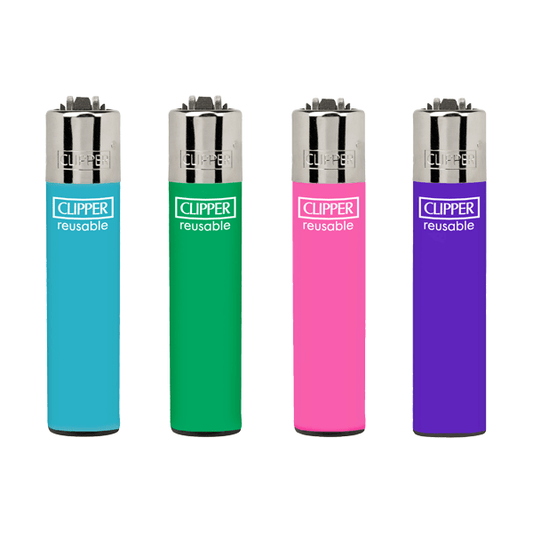 40 Clipper CP22RH Classic Micro Flint Solid Branded Lighters - CP1C002UKH - Online Vape Shop