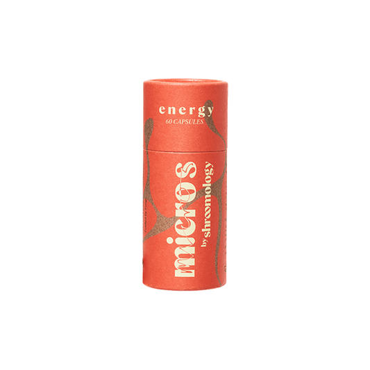 Shroomology Micros A Dose Of Energy Nootropic Blend Capsules - 60 Caps - Online Vape Shop