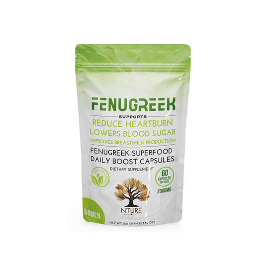 NTURE 2000mg Fenugreek Womens Capsules - 60 Caps - Online Vape Shop