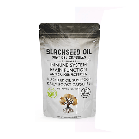 NTURE 500mg Blackseed Oil Capsules - 60 Caps - Online Vape Shop