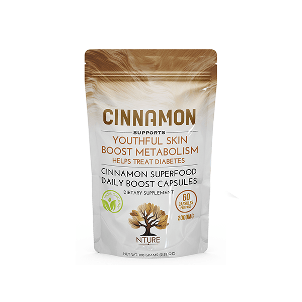 NTURE 2000mg Cinnamon Capsules - 60 Caps - Online Vape Shop