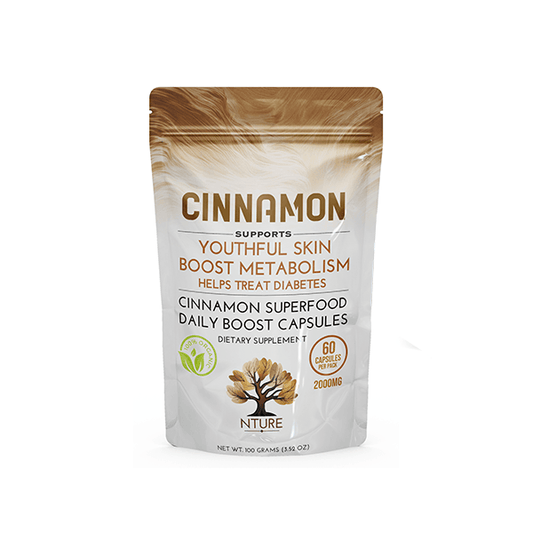 NTURE 2000mg Cinnamon Capsules - 60 Caps - Online Vape Shop