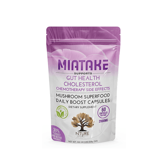 NTURE 2000mg Miatake Mushroom Capsules - 60 Caps - Online Vape Shop