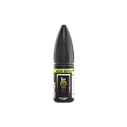 10mg Riot Squad Black Edition V2 Nic Salts 10ml (50VG/50PG) - Online Vape Shop